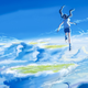 This film posits an entire ecosystem above the clouds, with fish, dragons and fields of grass above the cumulonimbus...